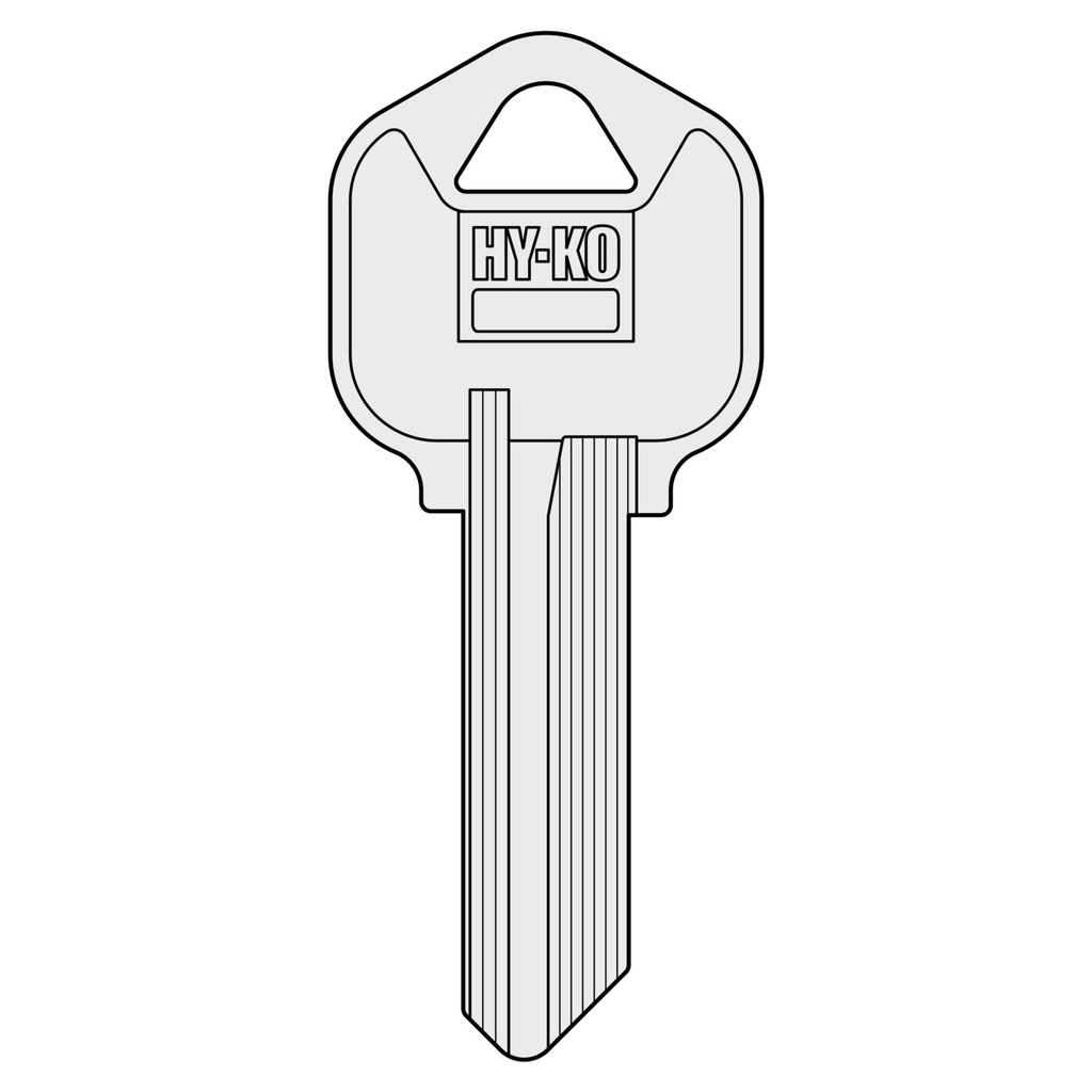 KW1A KEYBLANK KW1 ALUMIKEY
