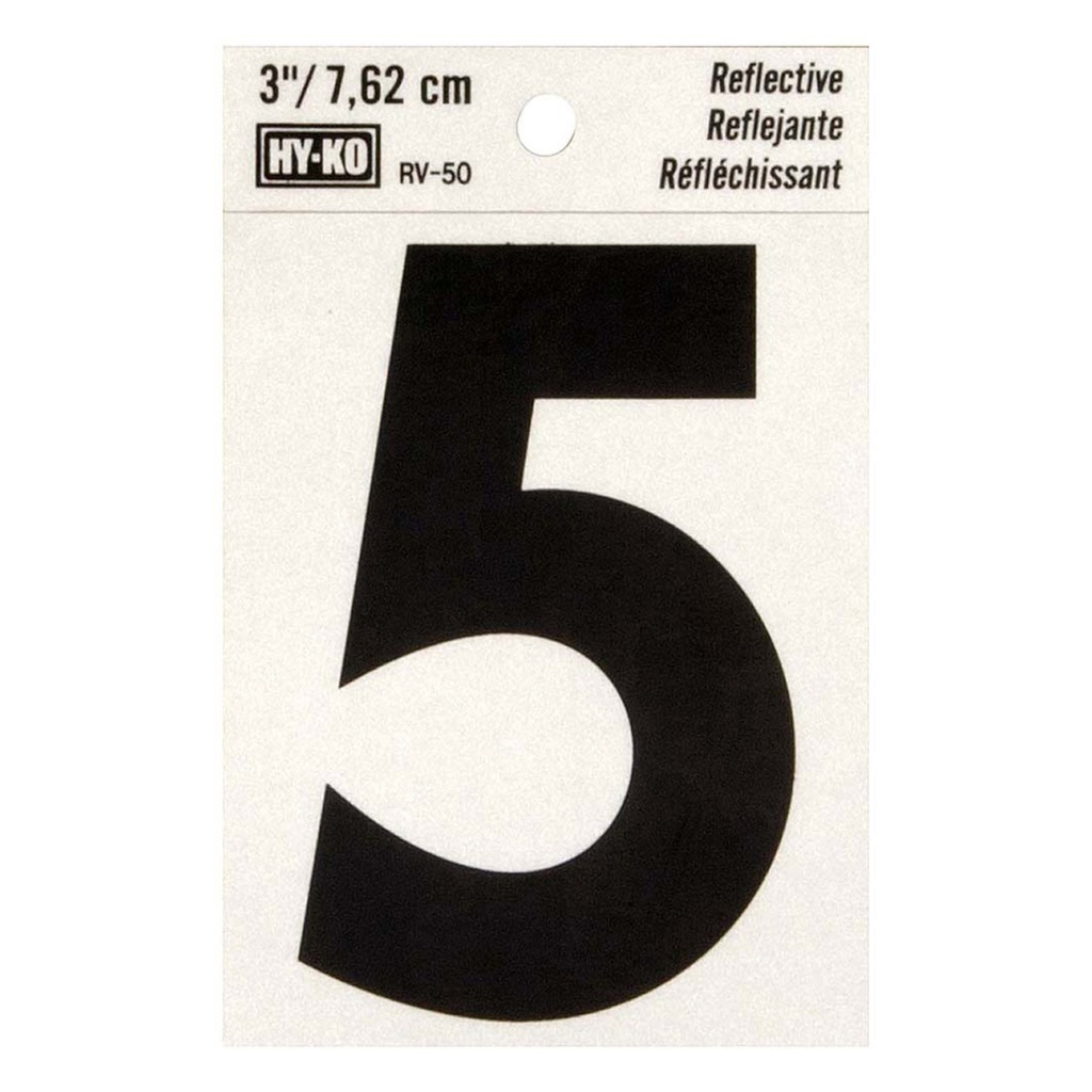 [MFB00446] 3IN REFLECTIVE NBR 5