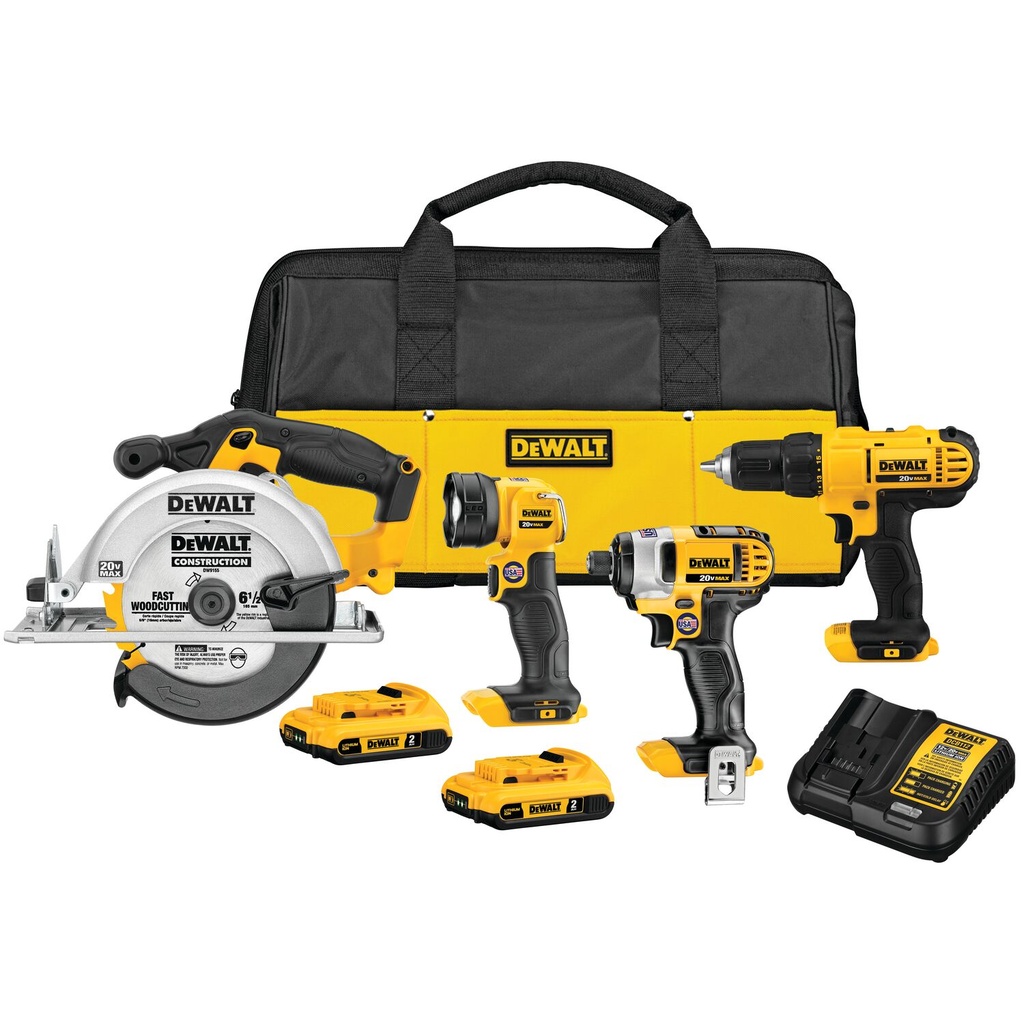 [DCK466D2] 20V 4-TOOL COMBO KIT