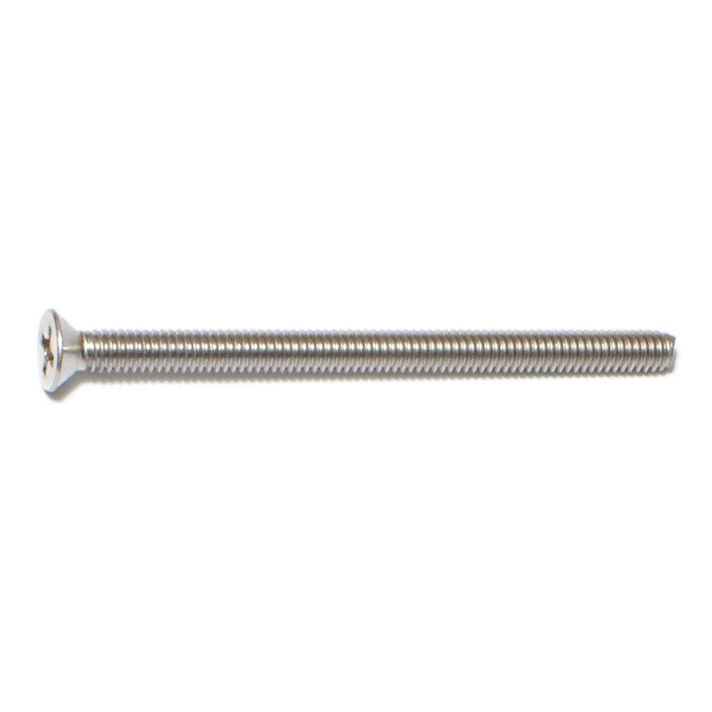 8-32 x 2-1/2 Ph Fl Mach Sc SS