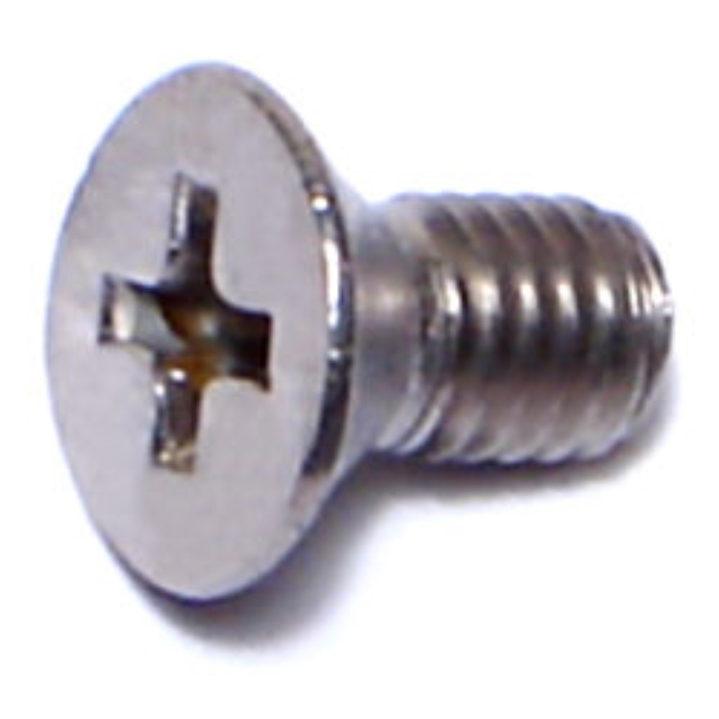 10-32 x 3/8 Ph Fl Mach Sc SS
