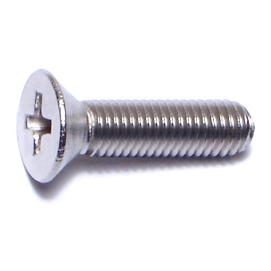 10-32 x 3/4 Ph Fl Mach Sc SS