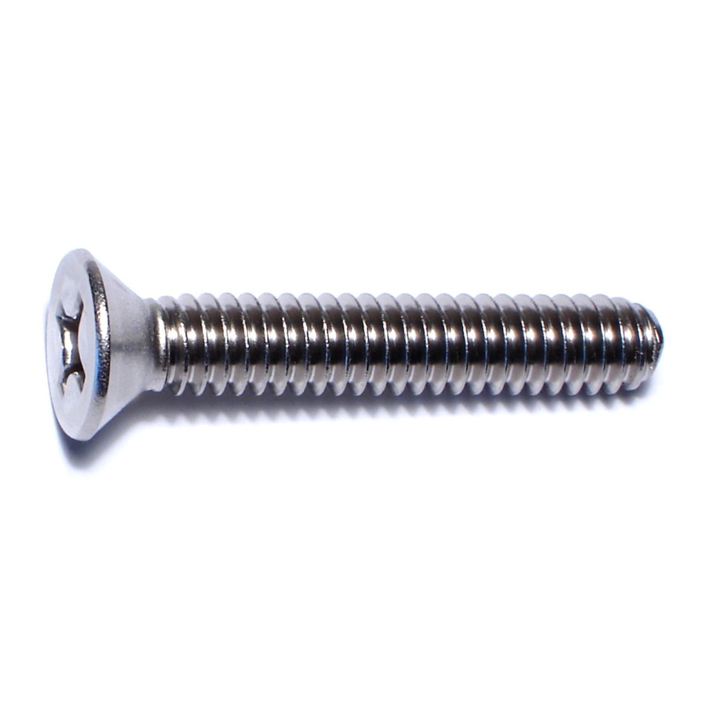 1/4-20 x 1-1/2 Ph Fl Mach Sc SS