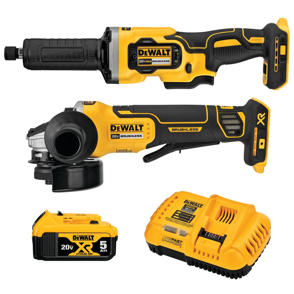 [DCK203P1] 20V MAX XR 2-KIT (GRINDER/DIE GRIN