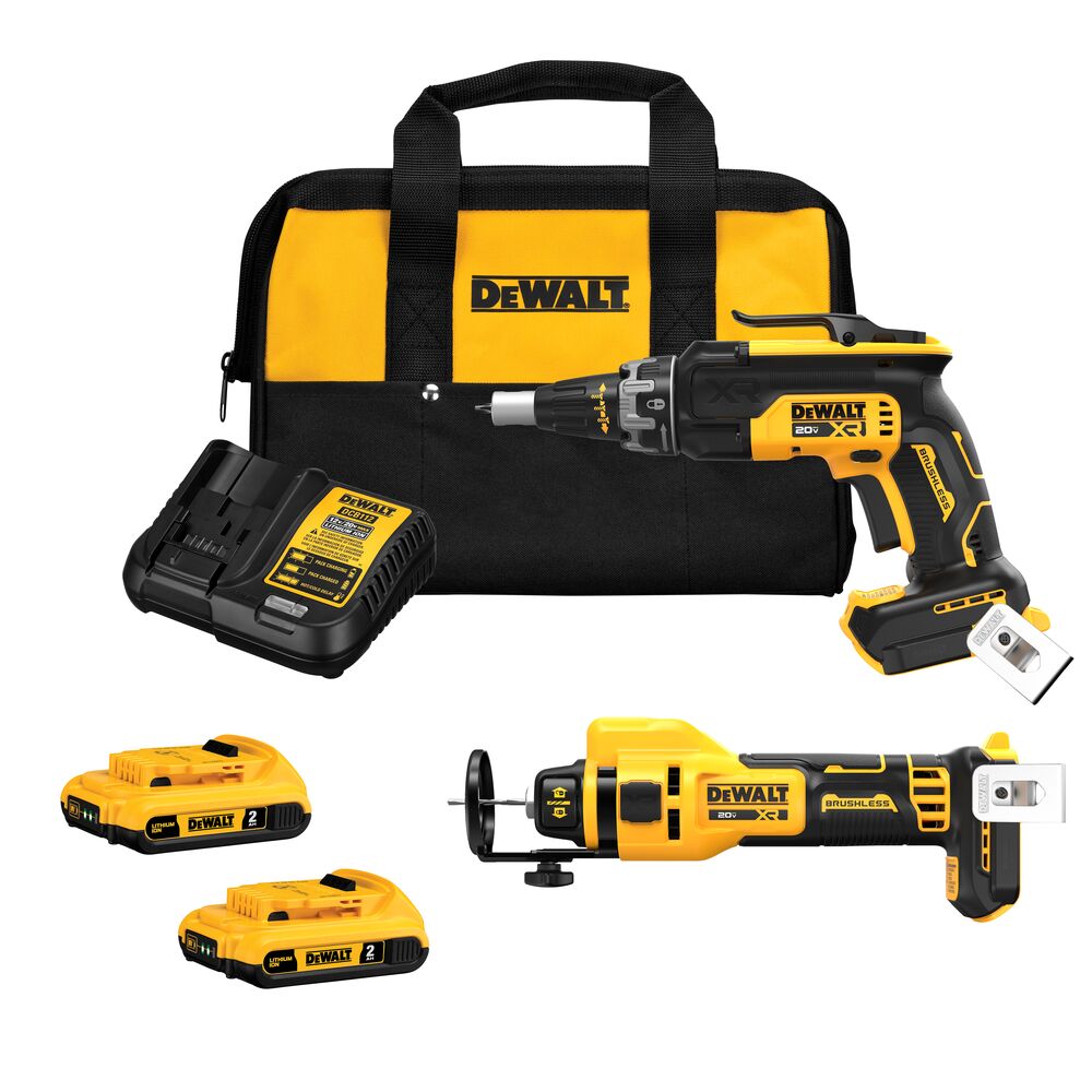 [DCK265D2] 20V BL SCREWGUN CUTOUT COMBO KIT (2.0AH)
