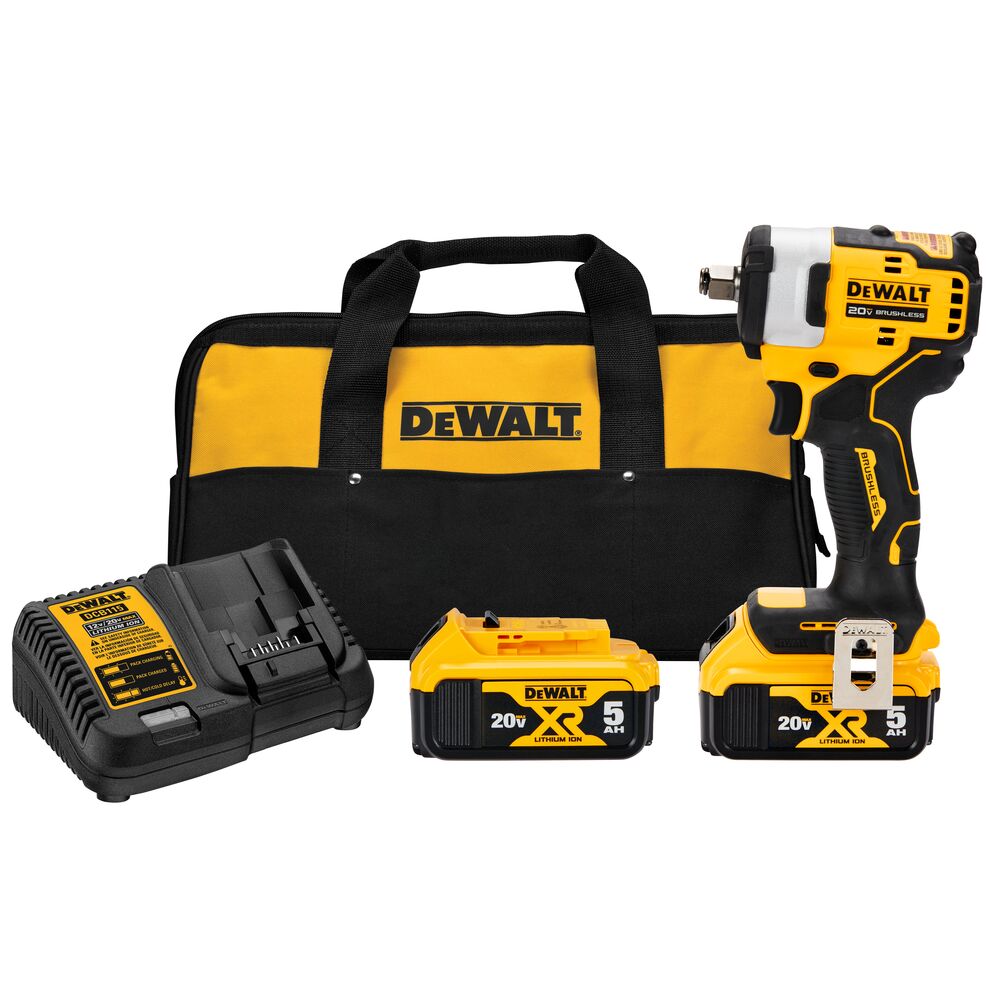 [DCF911P2] 20V 1/2IN CMPCT IMP WRENCH KIT