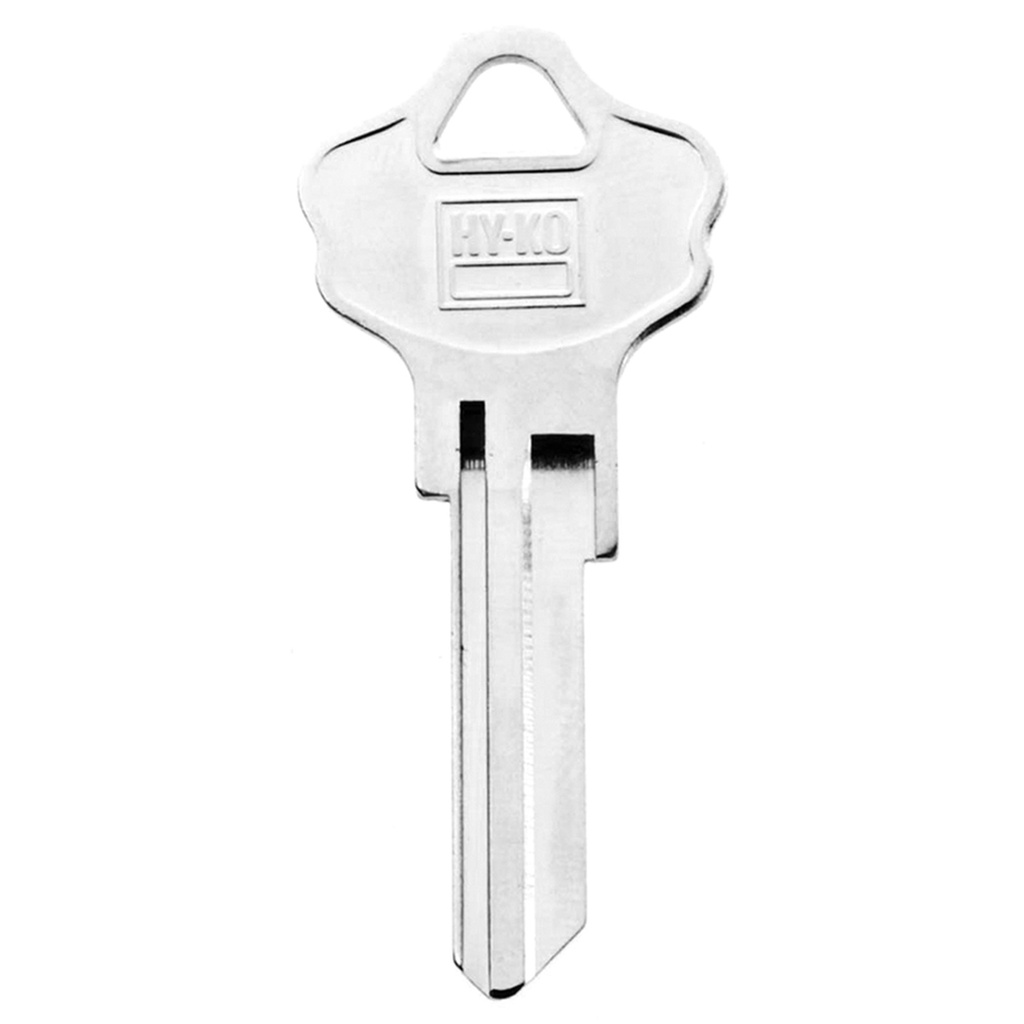 [MFC00134] KW10 Keyblank Kwikset Lock NICKEL PLATED BRASS