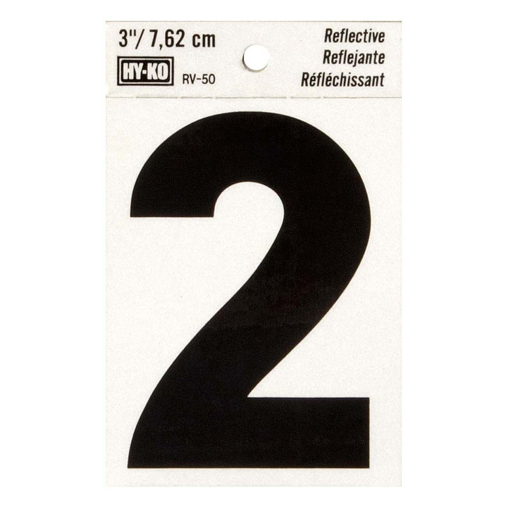 3IN REFLECTIVE NBR 2