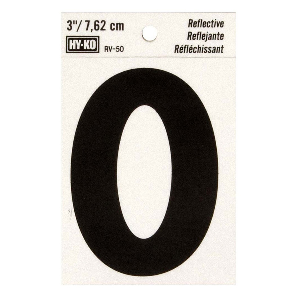 3IN REFLECTIVE NBR 0