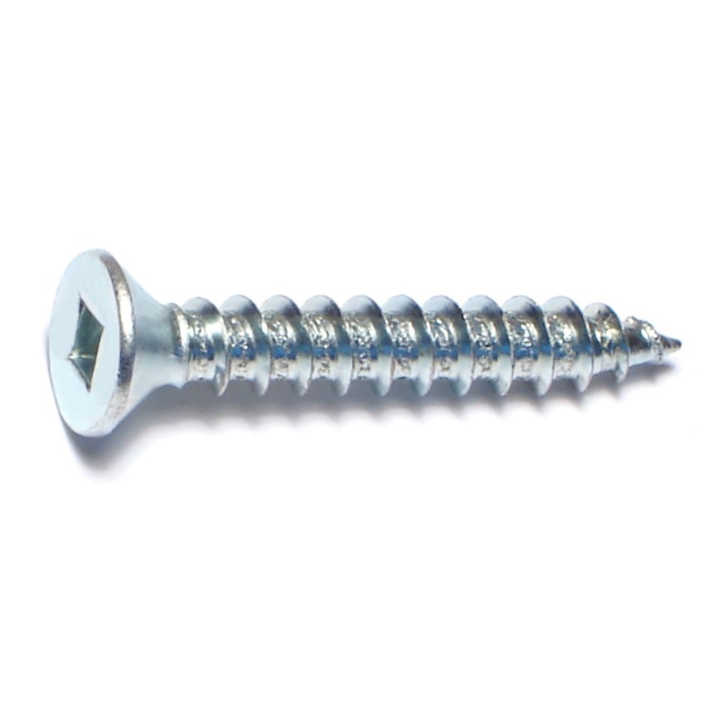 10 x 1-1/4 Sq Drv Fl SMS Zn