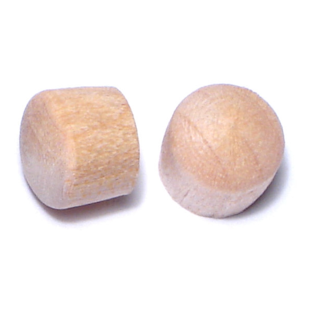 5/16 Round Birch Plug