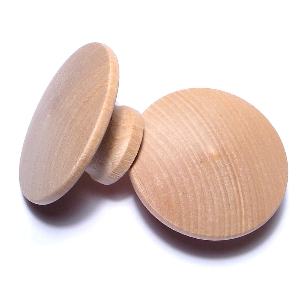 2" Round Knob Birch