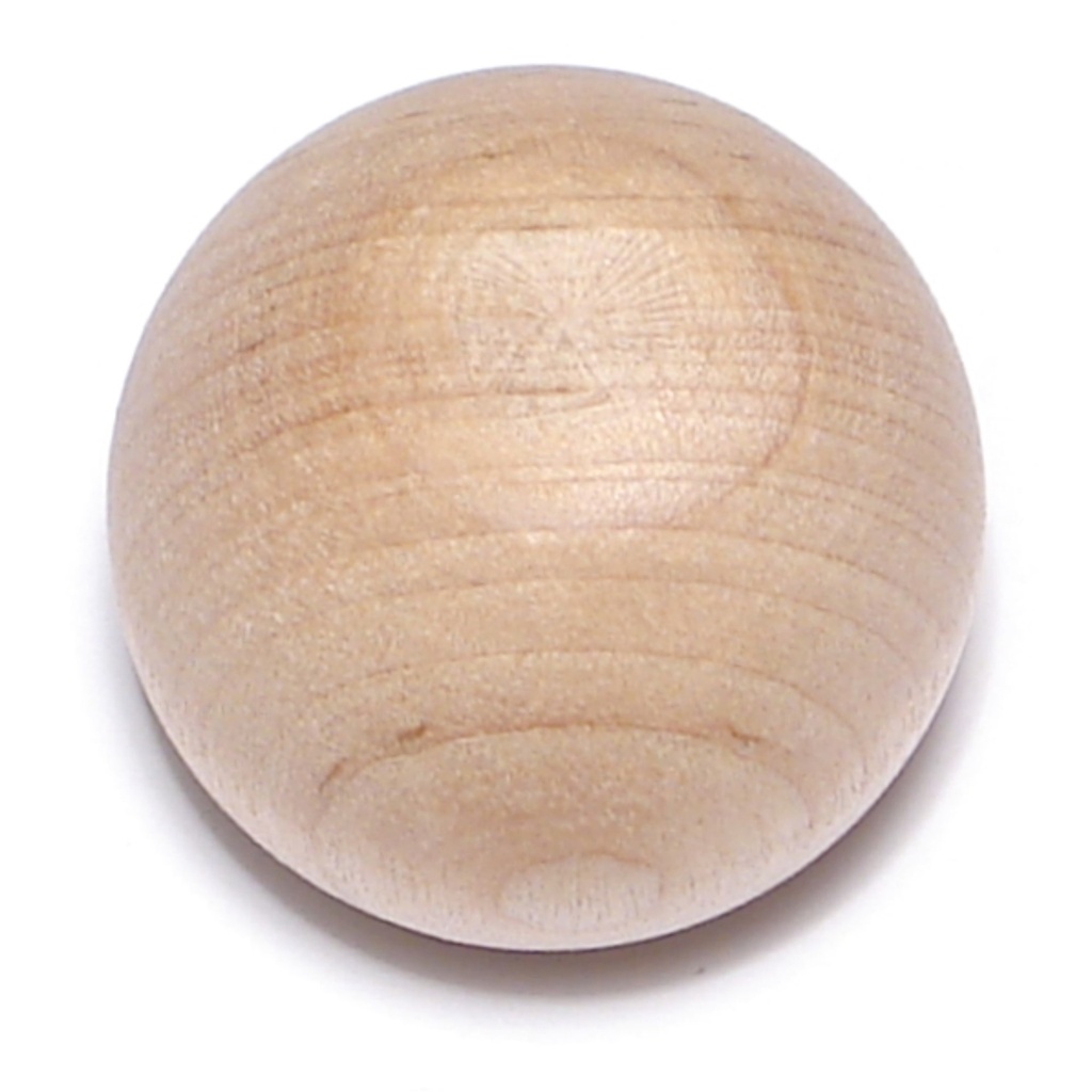 1-1/4 Ball Knob Birch