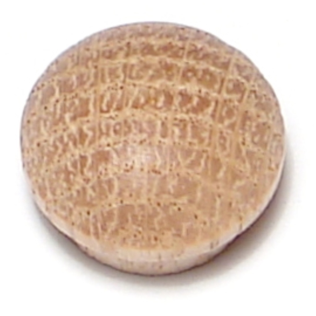1/2 Screw Button Oak